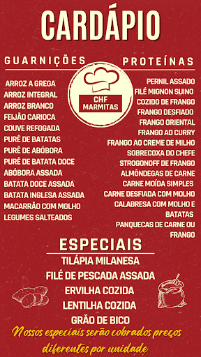 Logo da empresa - Marmitas CHF