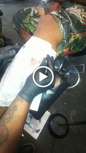 Explore front neck tattoo ideas, creative tattoo ideas in Jacksonville, available at Renegade Art Studio LLC