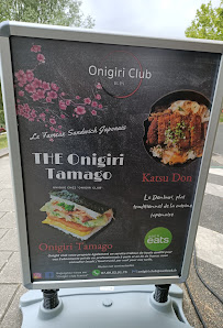 Menu / carte de Onigiri Club à Noisy-le-Grand