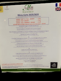 Hotel Restaurant Le Monarque à Blois menu