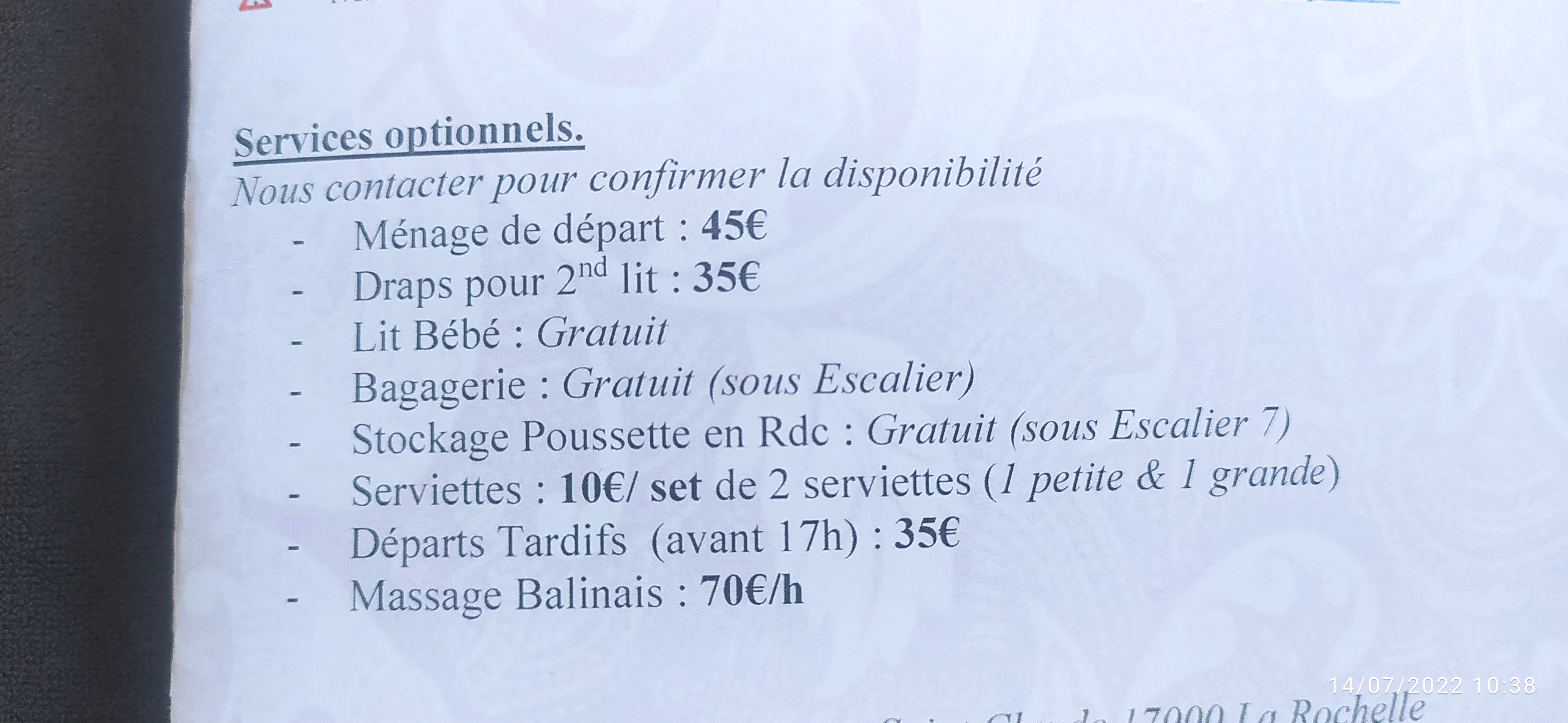 Photo n° 1 de l'avis de christophe.r fait le 17/07/2022 à 17:32