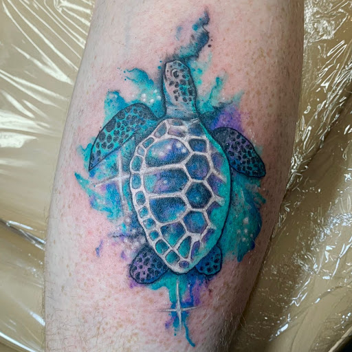 Explore shin tattoo ideas female, creative tattoo ideas in West Palm Beach, available at GURU Tattoo & Piercing - Palm Beach County