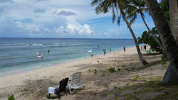 Foto von Star sand beach und die siedlung