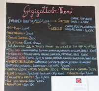 Menu / carte de Gigigattolo à Sabaudia