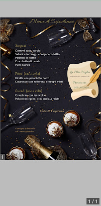 Menu du La Mia Voglia à Calimera