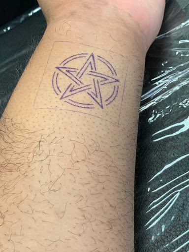 Explore running tattoos ideas, creative tattoo ideas in Davison, available at Time Bomb Tattoo