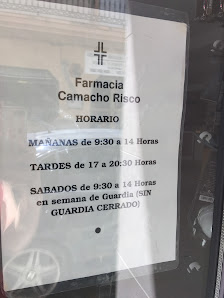 Farmacia Camacho Risco Av. de la Constitución, 27, 06640 Talarrubias, Badajoz, España