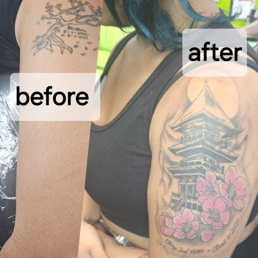 Explore roots tattoo ideas, creative tattoo ideas in Coram, available at Asylum Tattoo