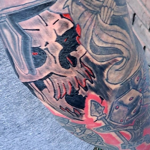 Explore heartagram tattoo ideas, creative tattoo ideas in Meridian, available at SK-Tattoo1