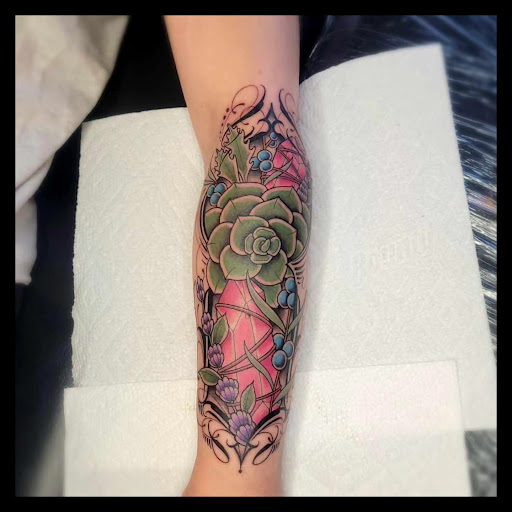 Explore blue october tattoo ideas, creative tattoo ideas in Omaha, available at Collective Hive Tattoo