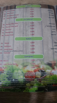 Shahba Rose à Gelsenkirchen menu