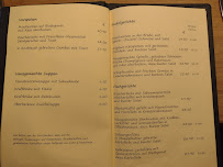 Menu du Poststüble à Fischen
