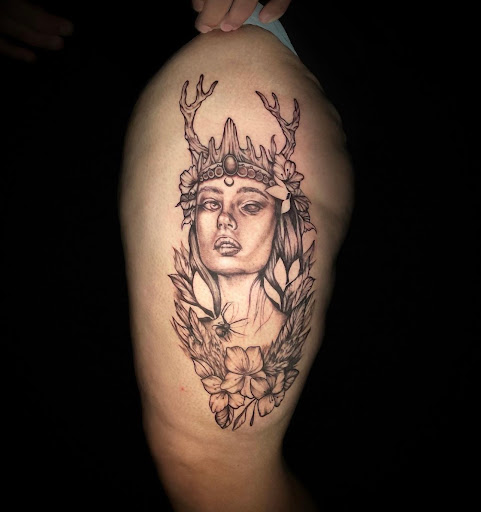 Explore random tattoo ideas for guys, creative tattoo ideas in Washington, available at Trilogy Atelier - DC Tattoo Shop Piercing Studio