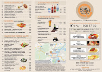 Carte du Billy's Kebab & Pizza Haus Wörth am Rhein à Wörth am Rhein