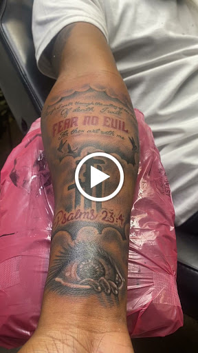 Explore memorial dog tattoo ideas, creative tattoo ideas in Tampa, available at Creative Stain LLC