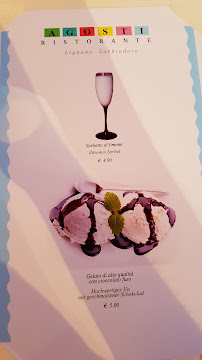 Ristorante Agosti di Petrozzi Mauro e Annalisa à Lignano Sabbiadoro menu