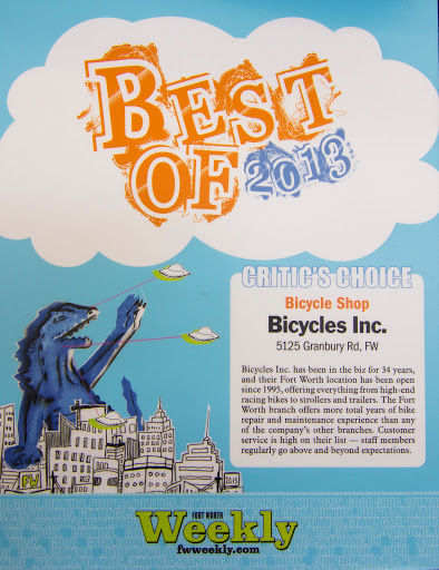 Bicycle Store «Bicycles Inc», reviews and photos, 5125 Granbury Rd, Fort Worth, TX 76133, USA