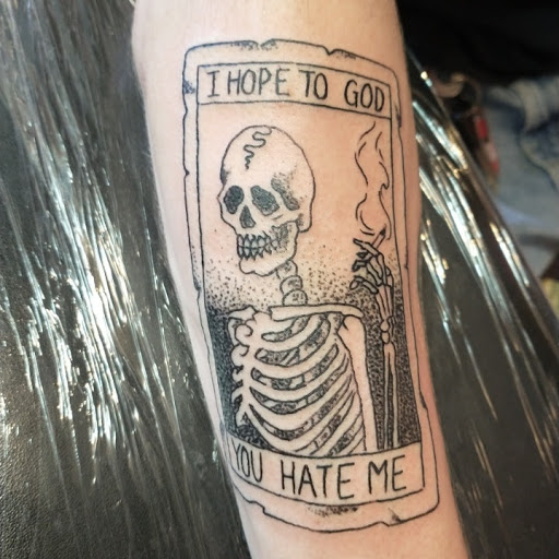 Explore back of neck tattoo cover up ideas, creative tattoo ideas in Seattle, available at Good Times Tattoo