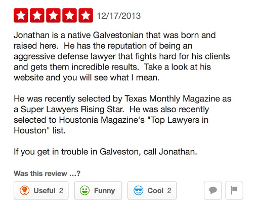 Attorney «Zendeh Del & Associates, PLLC (Galveston DWI, Criminal, Injury Lawyers)», reviews and photos