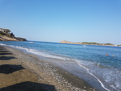 Masouri beach'in fotoğrafı kısmen otel alanı