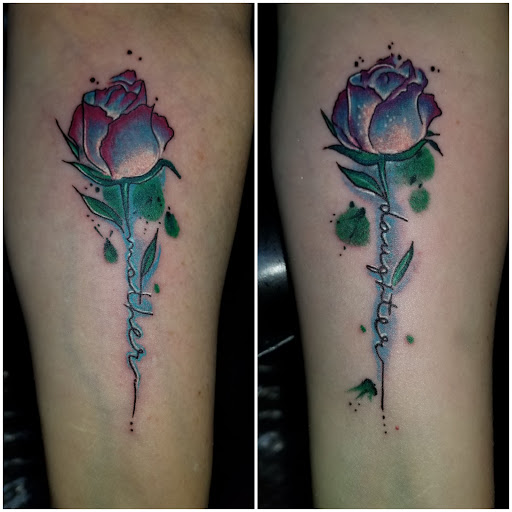 Explore top of the foot tattoo ideas, creative tattoo ideas in Angola, available at Hoodlum Ink