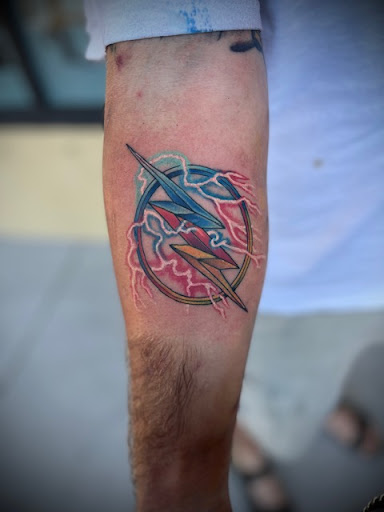 Explore city tattoo ideas, creative tattoo ideas in Satellite Beach, available at Rocksteady Tattoo Company