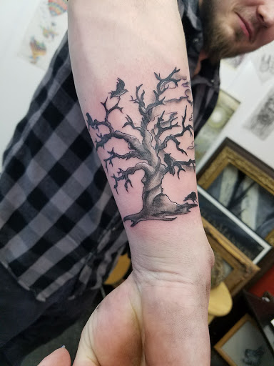 Find best friend small tattoo ideas for your next unique tattoo in Worcester at Unholy Grail Tattoo Inc