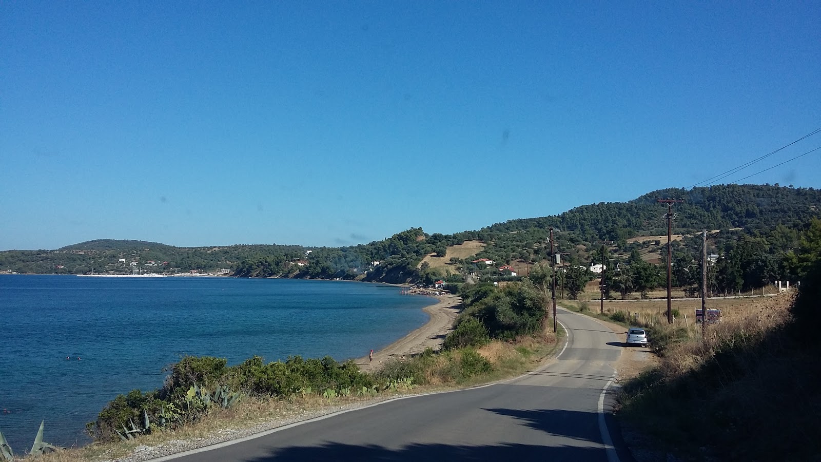 Foto di Kanistro beach e l'insediamento