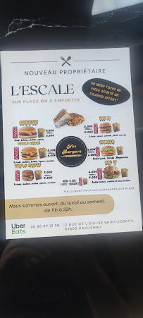 Carte du Escale grill Haguenau à Haguenau