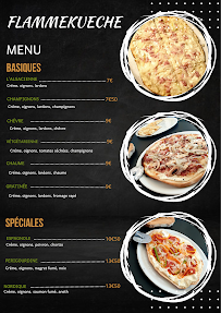 Menu du La belle flam' FOOD-TRUCK à Saint-Méard-de-Gurçon