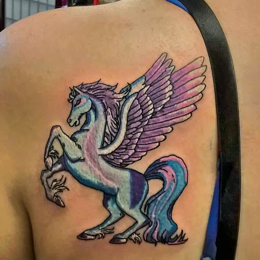 Explore line work tattoo ideas, creative tattoo ideas in Hudson Falls, available at ALTERED ADDICTION TATTOOS