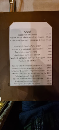 Pepe & Sale à Milan menu