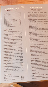 Menu du Crêperie Le Bistrot du Port à Perros-Guirec