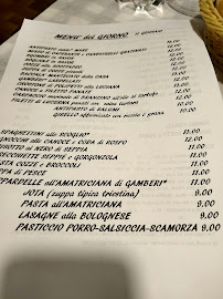 Osteria de Scarpon à Trieste menu