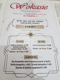WokAsie à Boussy-Saint-Antoine menu