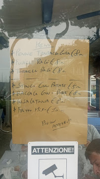 Restaurant Nuovo Mezzo Marinaio à Viareggio (la carte)