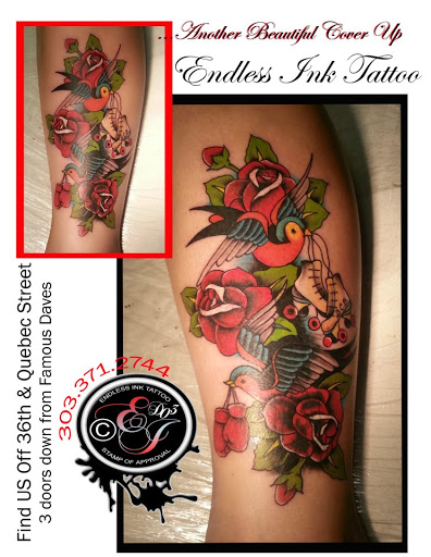 Explore alpha tattoo ideas, creative tattoo ideas in Denver, available at Endless Ink Tattoo & Piercing