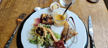 Plats et boissons du Restaurant français Le Mas à Belberaud - n°10