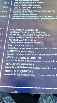 Restaurant français Restaurant Aux Moules à Hourtin (la carte)