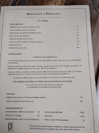 Moelleuses et Persillées - Restaurant de viande au Chartrons près de la Cité du Vin à Bordeaux menu