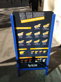 Menu / carte de Hotdog Square à Villeurbanne