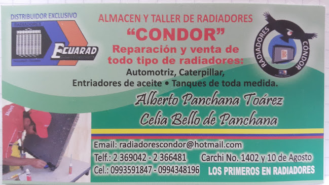 Almacen Y Taller Radiadores Condor - Guayaquil