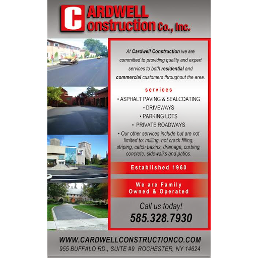 Paving Contractor «Cardwell Construction Co., Inc.», reviews and photos, 955 Buffalo Rd #9, Rochester, NY 14624, USA