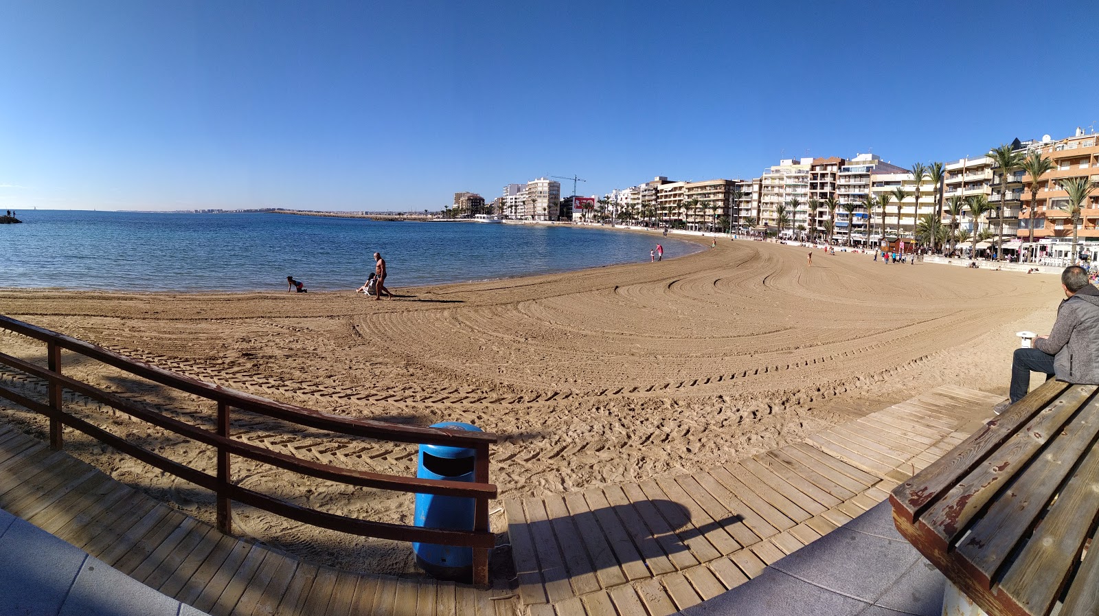 Foto di Playa del Cura con una superficie del sabbia marrone