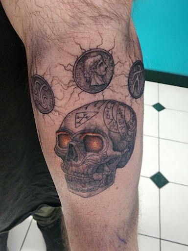 Explore groin tattoo ideas, creative tattoo ideas in Wayne, available at Silent Siren tattoo