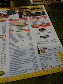 Pizzeria Bananarana à Campizze carte