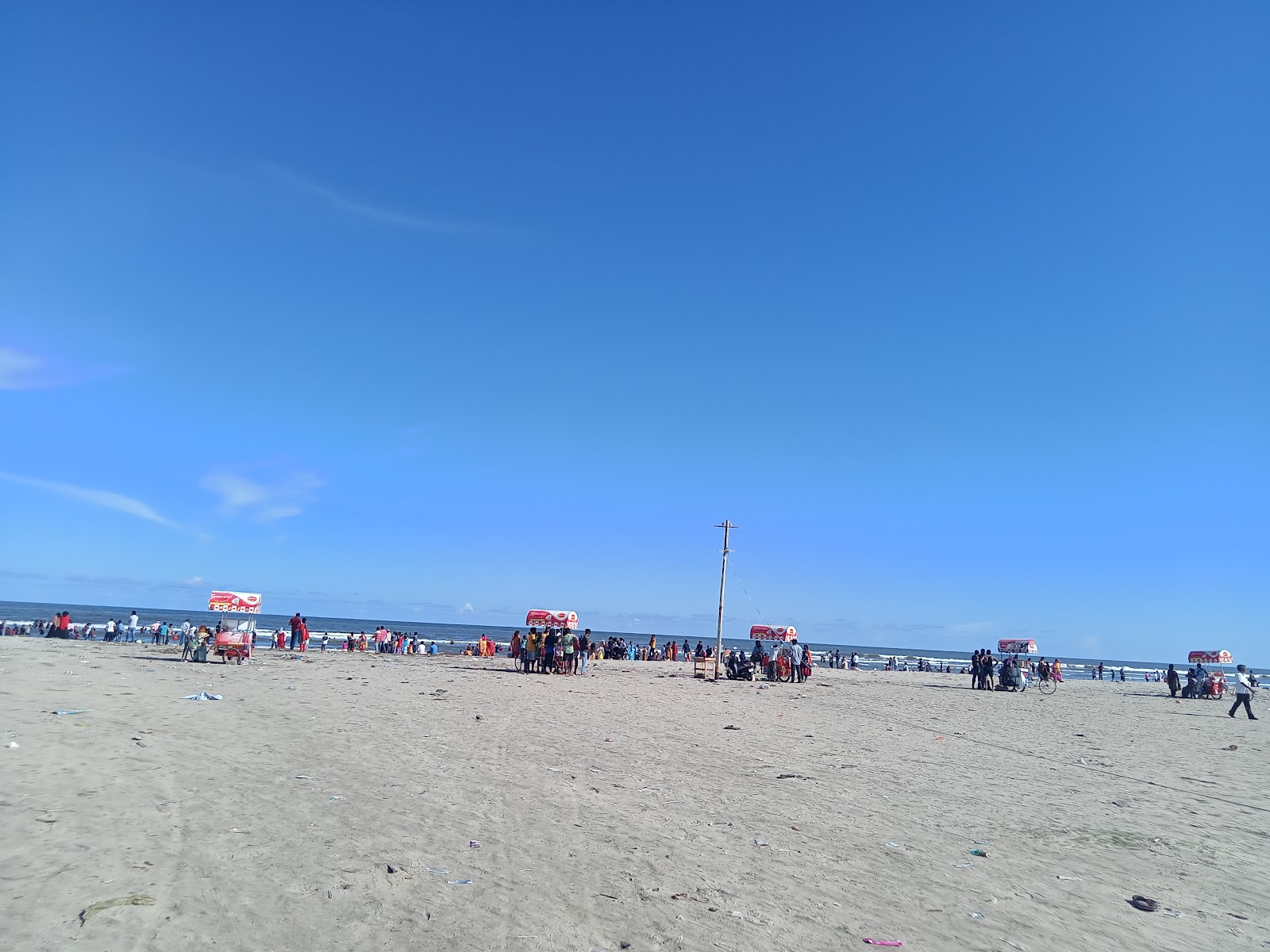 Manginapudi Beach'in fotoğrafı kısmen temiz temizlik seviyesi ile