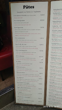 Restaurant italien La _ dolce vita à Paris (la carte)