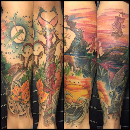 Explore maine tattoo ideas, creative tattoo ideas in Savannah, available at Tatlyfe Studios