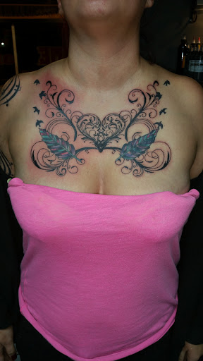 Explore old school tattoo ideas, creative tattoo ideas in Foley, available at Black Sheep Custom Tattoos and Piercings